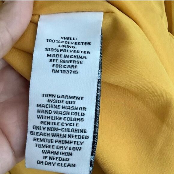 Nanette Lepore Pleated Midi Dress Mock Neck Sleeveless Fit & Flare - Picture 9 of 10